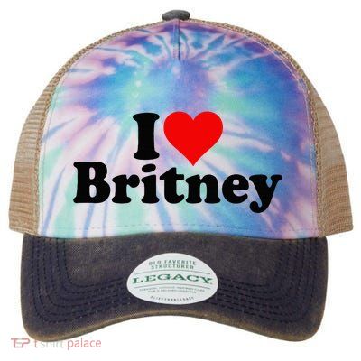I Love Heart B.R.I.T.N.E.Y Legacy Tie Dye Trucker Hat