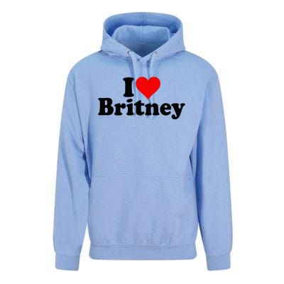 I Love Heart B.R.I.T.N.E.Y Unisex Surf Hoodie