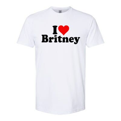 I Love Heart B.R.I.T.N.E.Y Softstyle® CVC T-Shirt