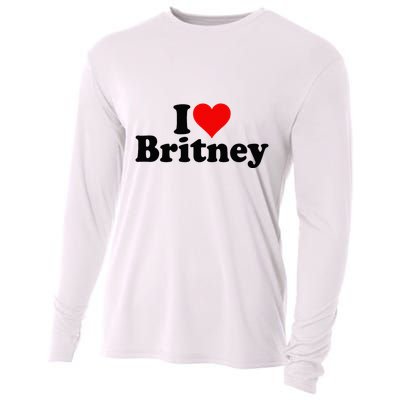 I Love Heart B.R.I.T.N.E.Y Cooling Performance Long Sleeve Crew