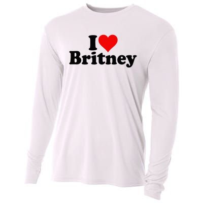 I Love Heart B.R.I.T.N.E.Y Cooling Performance Long Sleeve Crew