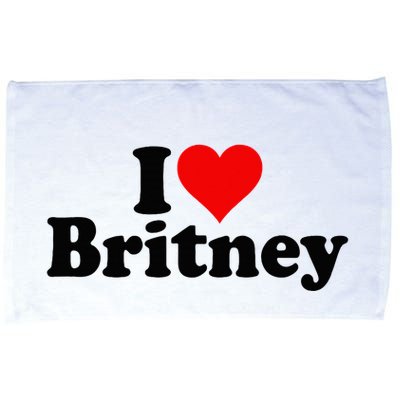 I Love Heart B.R.I.T.N.E.Y Microfiber Hand Towel