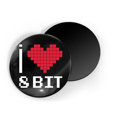 I Love Heart 8 Bit Retro Gamer Gaming Magnet