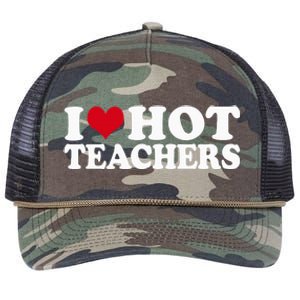 I Love Hot Teachers Retro Rope Trucker Hat Cap