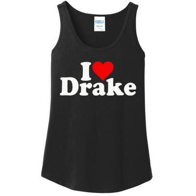 I Love Heart D.R.A.K.E Ladies Essential Tank