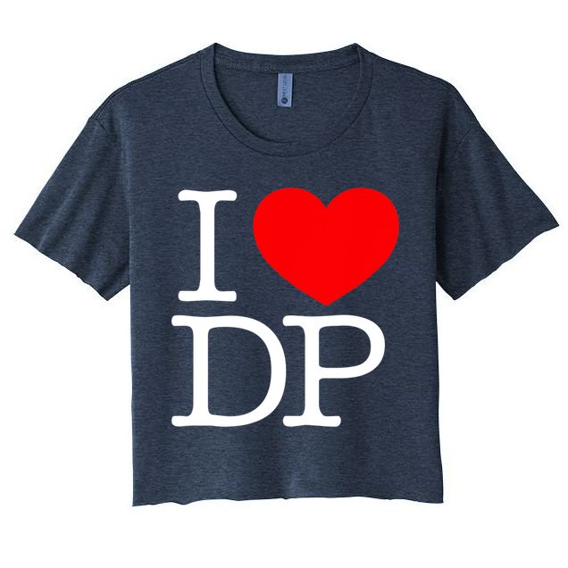 I Love (Heart) DP Crop Top