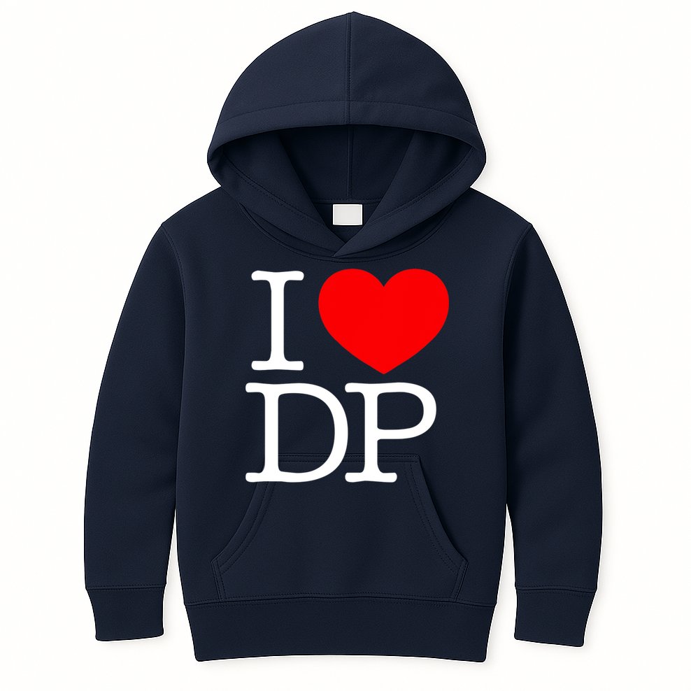 I Love (Heart) DP Kids Hoodie