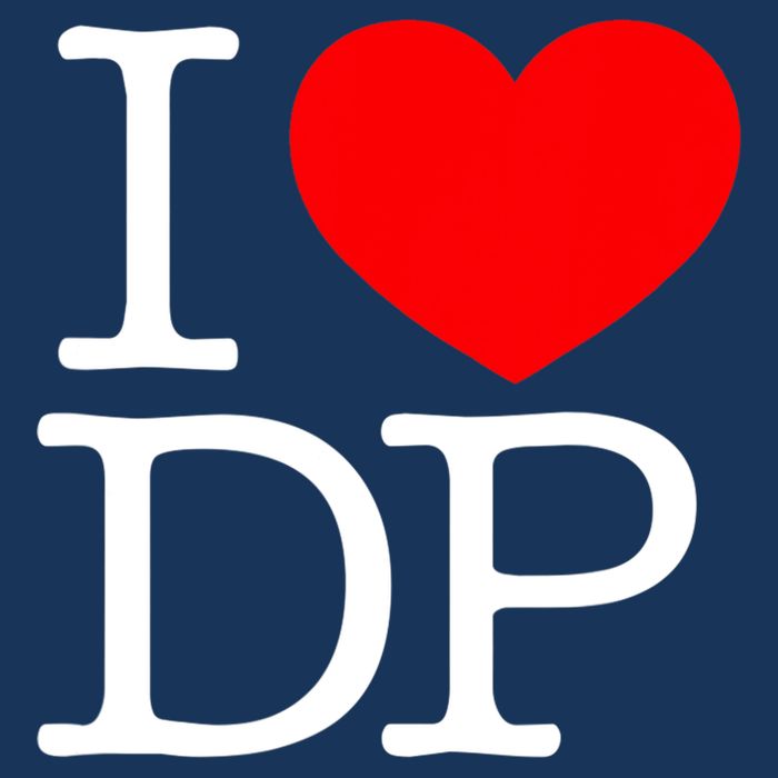I Love (Heart) DP Zip Tote Bag