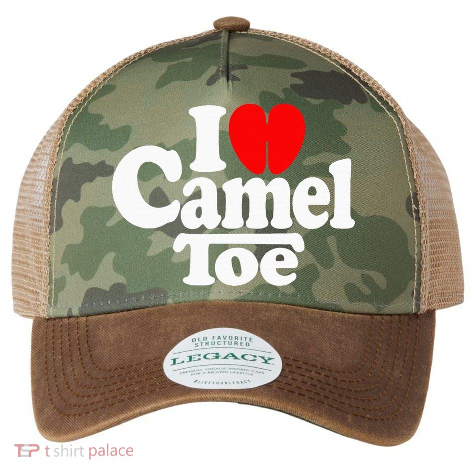 I Love Heart Camel Toe Legacy Tie Dye Trucker Hat