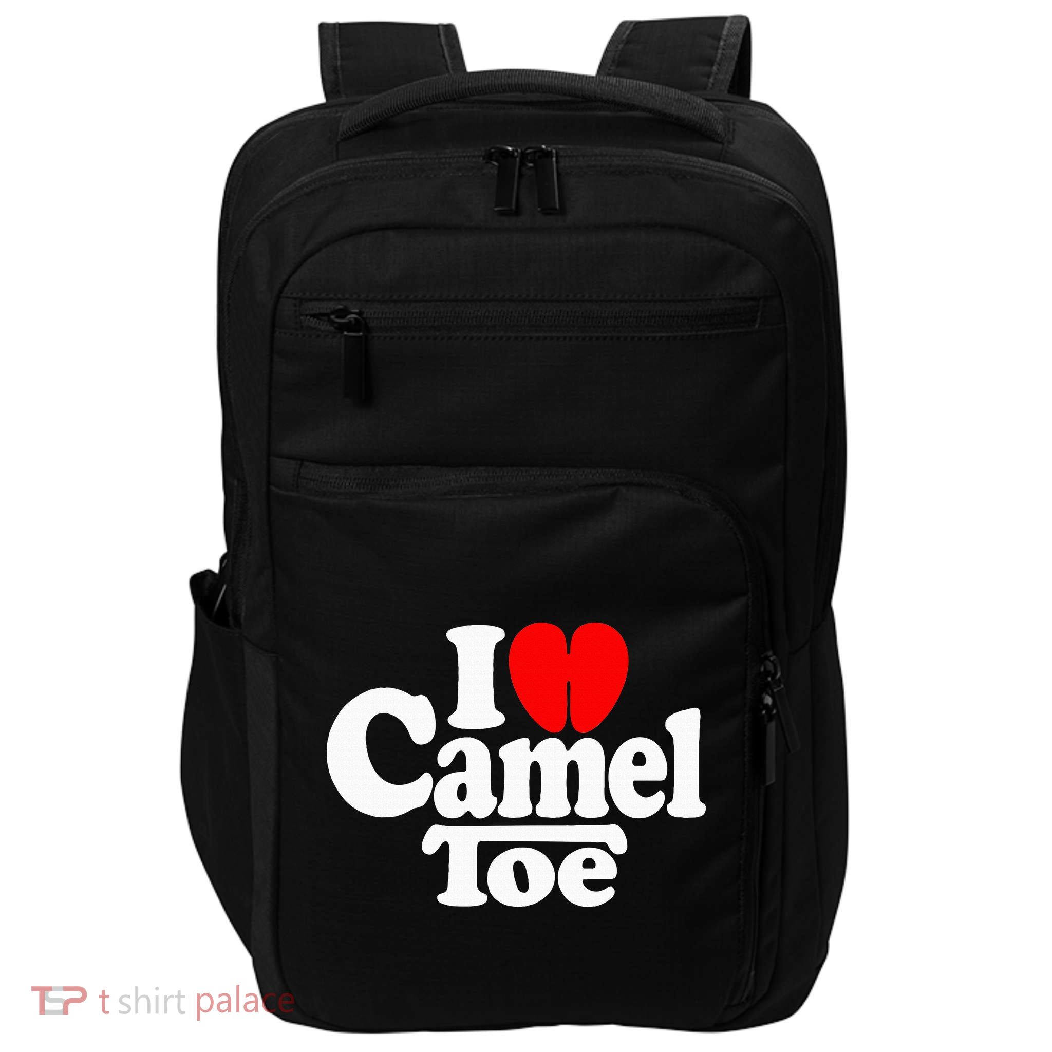 I Love Heart Camel Toe Impact Tech Backpack