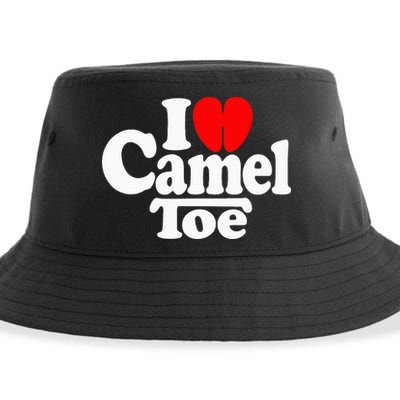 I Love Heart Camel Toe Sustainable Bucket Hat
