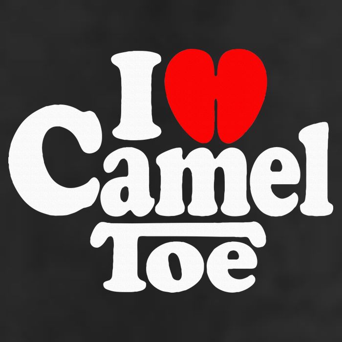 I Love Heart Camel Toe Adult Drive Performance Visor