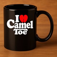 I Love Heart Camel Toe 11oz C Handle Ceramic Mug
