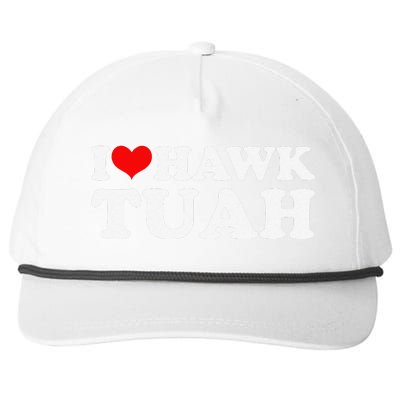 I Love Hawk Tuah Snapback Five-Panel Rope Hat