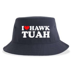 I Love Hawk Tuah Sustainable Bucket Hat