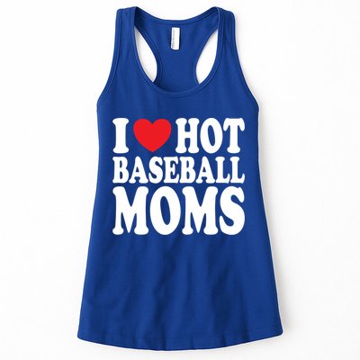 I Love Hot Baseball Moms Funny Gift Womens Tank Top