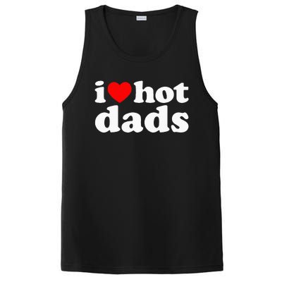 I Love Hot Dads I Heart Hot Dads Love Hot Dads PosiCharge Competitor Tank