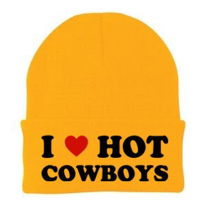 I Love Hot Cowboys, I Heart Hot Cowboys Lover Knit Cap Winter Beanie