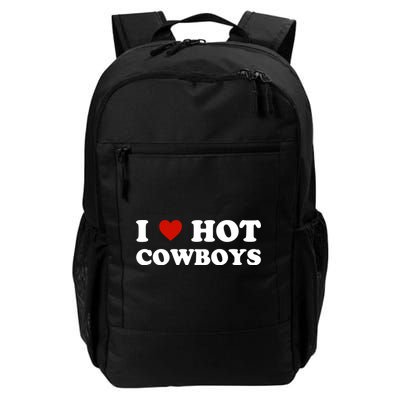 I Love Hot Cowboys, I Heart Hot Cowboys Lover Backpack