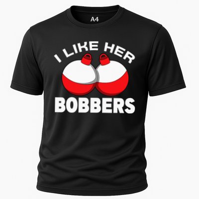 I like her bobbers fishing retro fisherman humor Performance Shirt