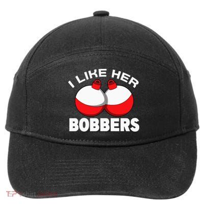I like her bobbers fishing retro fisherman humor 7-Panel Snapback Hat