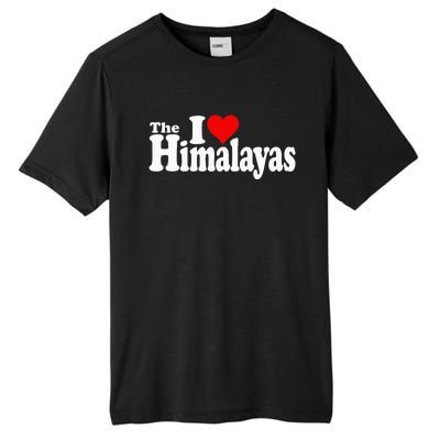 I Love Heart The Himalayas Himalayan Mountains Tall Fusion ChromaSoft Performance T-Shirt