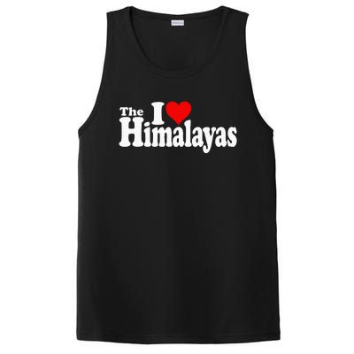 I Love Heart The Himalayas Himalayan Mountains PosiCharge Competitor Tank