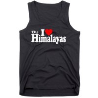 I Love Heart The Himalayas Himalayan Mountains Tank Top