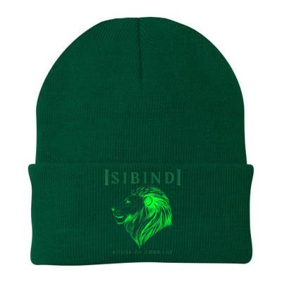 Isibindi Lion House Of Courage School Spirit Day Attire Knit Cap Winter Beanie