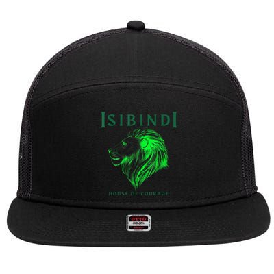 Isibindi Lion House Of Courage School Spirit Day Attire 7 Panel Mesh Trucker Snapback Hat