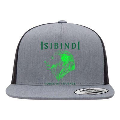 Isibindi Lion House Of Courage School Spirit Day Attire Flat Bill Trucker Hat