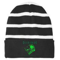 Isibindi Lion House Of Courage School Spirit Day Attire Striped Beanie with Solid Band