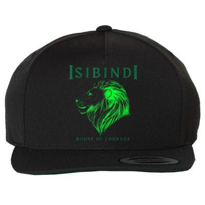 Isibindi Lion House Of Courage School Spirit Day Attire Wool Snapback Cap