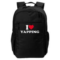 I Love Heart Yapping Lover Yapper Daily Commute Backpack