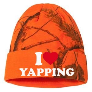 I Love Heart Yapping Lover Yapper Kati Licensed 12" Camo Beanie