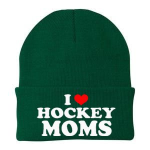 I Love Hockey Moms Funny Christmas Knit Cap Winter Beanie