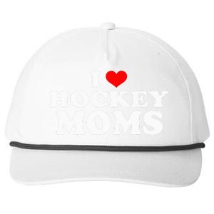 I Love Hockey Moms Funny Christmas Snapback Five-Panel Rope Hat