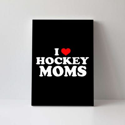 I Love Hockey Moms Funny Christmas Canvas