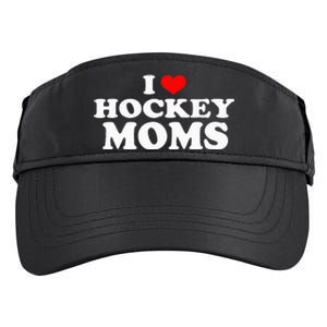 I Love Hockey Moms Funny Christmas Adult Drive Performance Visor