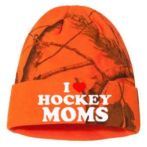 I Love Hockey Moms Funny Christmas Kati Licensed 12" Camo Beanie