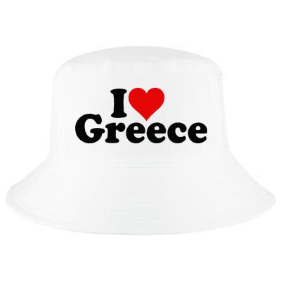 I LOVE HEART GREECE Cool Comfort Performance Bucket Hat