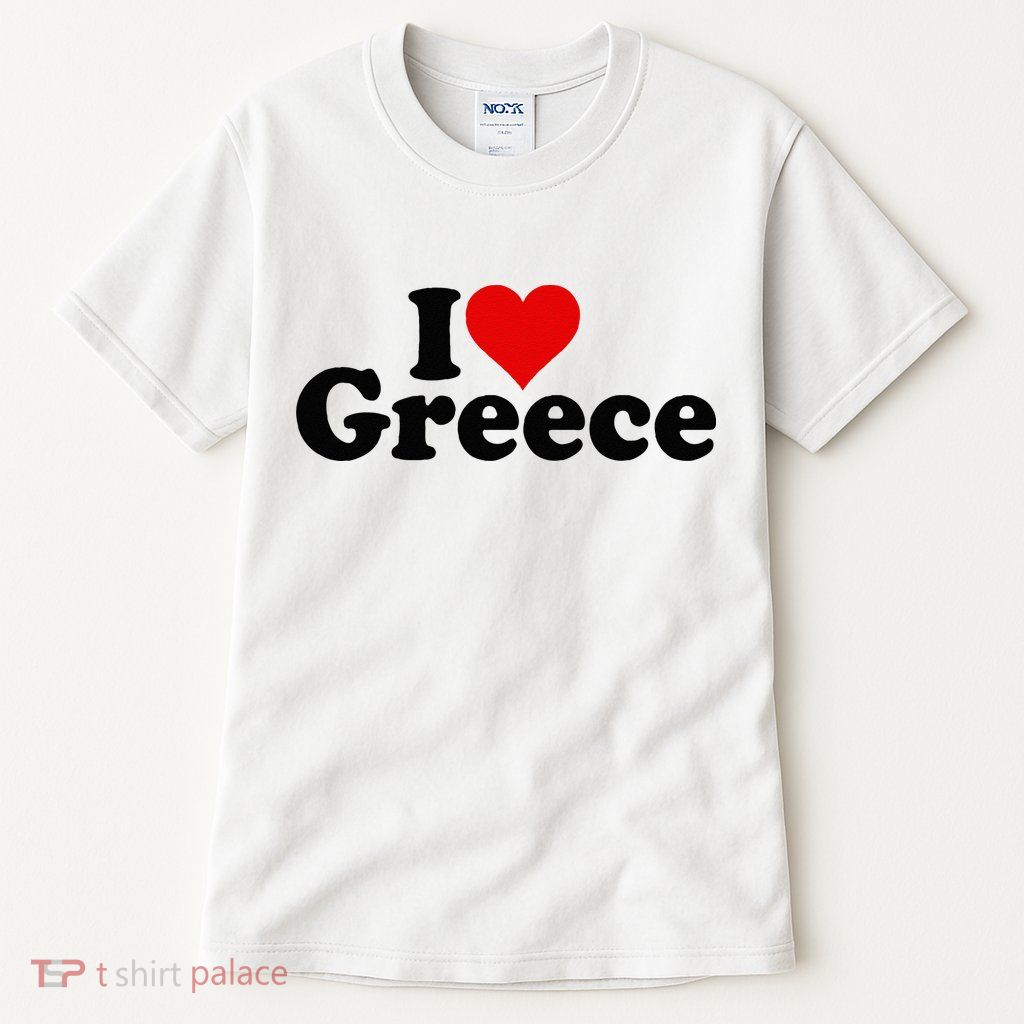 I LOVE HEART GREECE Tall T-Shirt