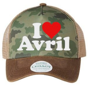 I Love Heart Avril Legacy Tie Dye Trucker Hat