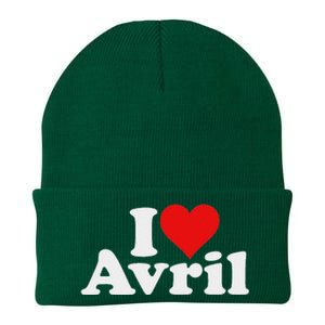 I Love Heart Avril Knit Cap Winter Beanie