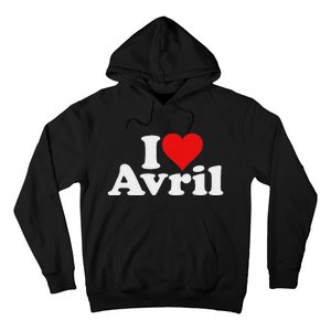 I Love Heart Avril Hoodie