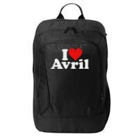 I Love Heart Avril City Backpack