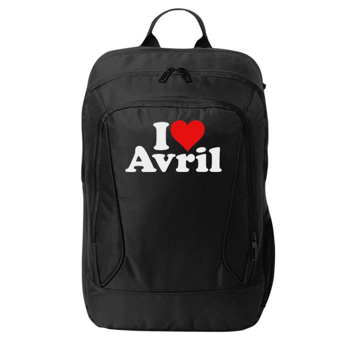 I Love Heart Avril City Backpack