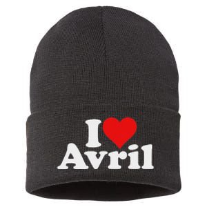 I Love Heart Avril Sustainable Knit Beanie