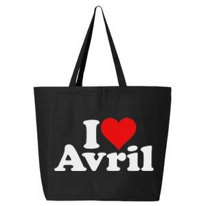 I Love Heart Avril 25L Jumbo Tote