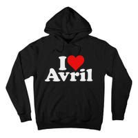 I Love Heart Avril Tall Hoodie